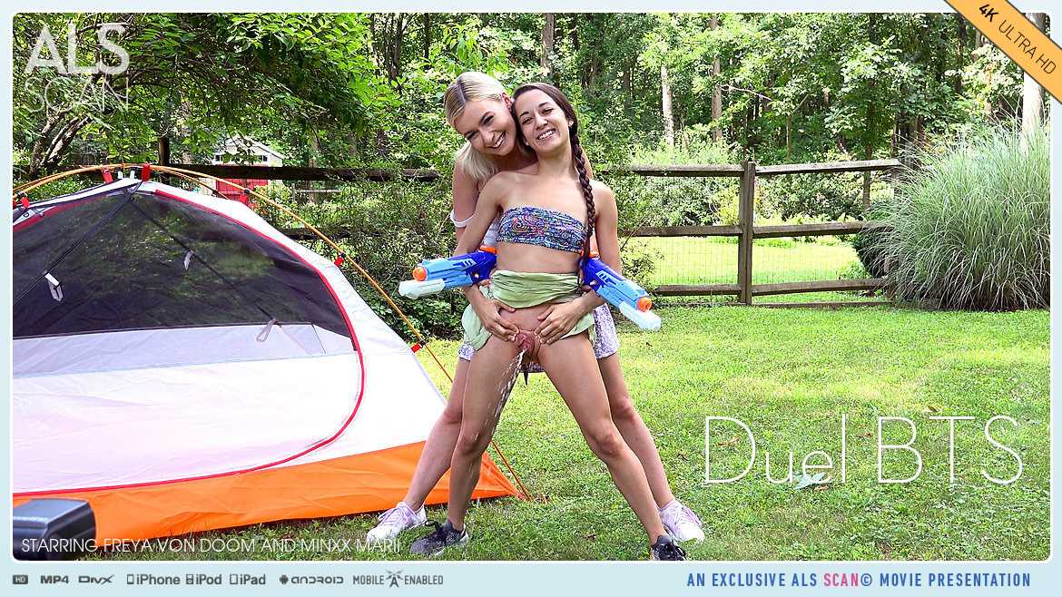 PaliVideo - Minxx Marii And Freya Von Doom Duel BTS