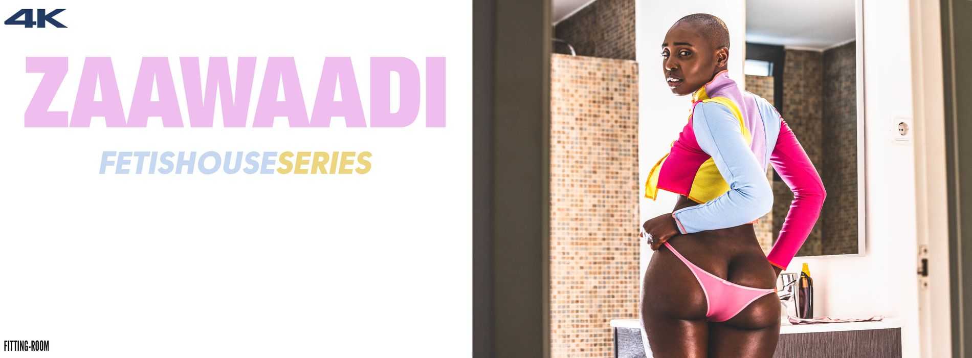 PaliVideo - Fitting-Room Zaawaadi Small Panties And Big Butt