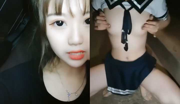 PaliTube - "โลลิน้อยเฉิงเฉิง" สาวน้อยสุดน่ารักวัย 19 ปีโชว์ชุดนักศึกษาข้างถนนตอนกลางคืน กลับโรงแรมไปฝึกงานในชุดอีโรติก อมควยจนน้ำแตก ทั้งยังใช้เท้าช่วย