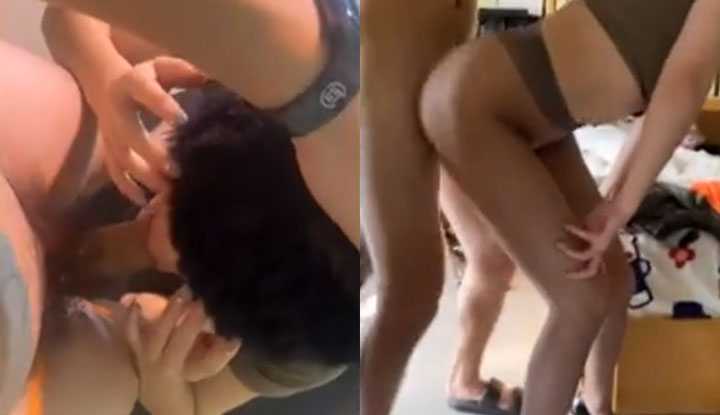 PaliTube - สาวเซ็กซี่ในถุงน่องสีเทา ~ สูบน้ำรุนแรงและ creampie สุดท้าย