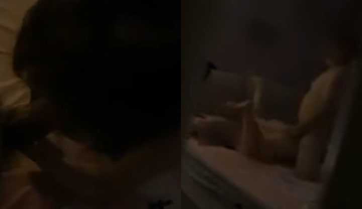 PaliTube - เล่นกับภรรยาของเขาในห้องแต่งงานของเพื่อน~เขาซ่อนตัวอยู่ที่ประตู ตบภรรยาของเขาและฝึก~~