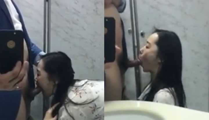 PaliTube - ดีใจจังมีเพื่อนร่วมงานผู้หญิงแบบนี้ ไปกินในห้องน้ำบริษัทก่อนนะ