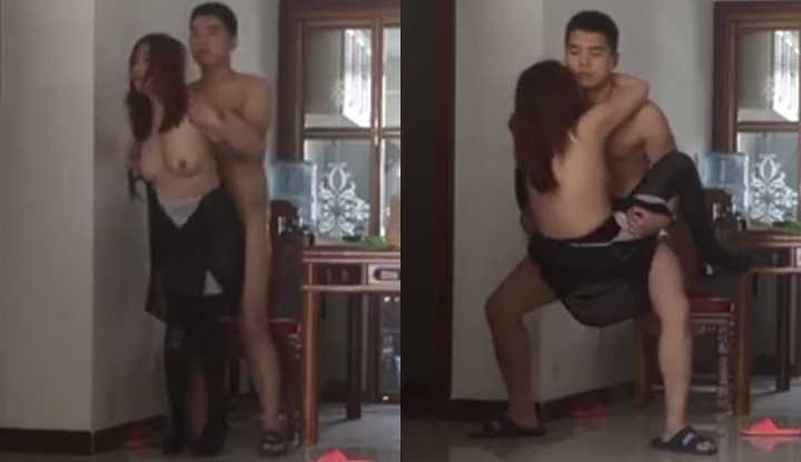 PaliTube - คู่รักมีเซ็กส์ในห้องนั่งเล่นที่บ้าน และทั้งบ้านคือห้องปืนของพวกเขา