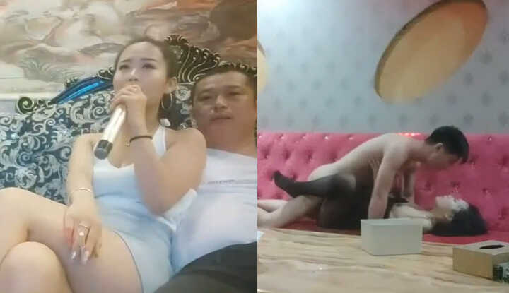PaliTube - Tan Hua Ge Tang Tan Hua Chen Xian Sheng，包廂內極品年輕人妻進行4P淫亂