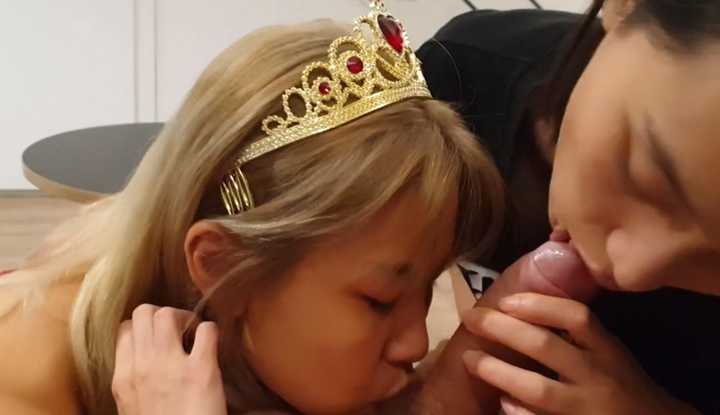 PaliTube - เอเชีย จีน วัยรุ่น สองเท่า blowjob