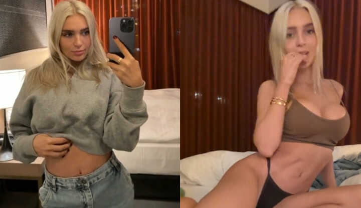 PaliTube - อเล็กซิส บลอนด์ อเล็กซิสเอชวี คุณอยากกินอะไร? คุณอยากกินระหว่างนมของฉันไหม?