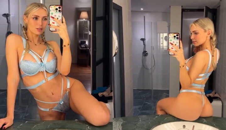 PaliTube - Alexis Blond-คุณชอบชุดชั้นในสีน้ำเงินชุดใหม่ของฉันไหม? mym video leak