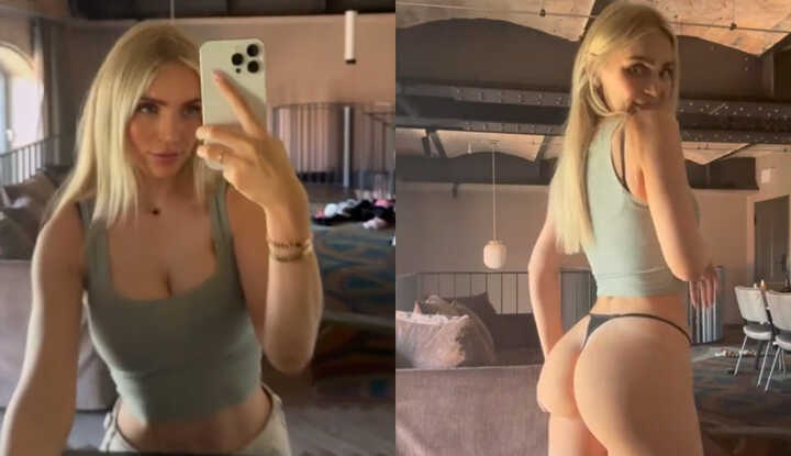 PaliTube - Alexis Blond-one ได้รับอนุญาตให้ขุดลึกลงไปในกางเกงในนิดหน่อย หึหึ ในกรณีนี้... ฉันถอดกางเกงในออกหมดแล้วเพื่อคุณ... และเอ่อ... ฉันหวังว่าคุณยังมองตาฉันได้นะ... MYM video leak