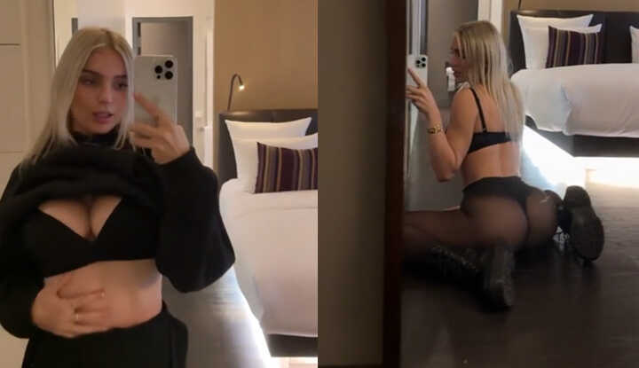 PaliTube - อเล็กซิส บลอนด์-บริการในห้อง วันนี้มีของพิเศษสุดๆ ในห้องของคุณ MYM video leak