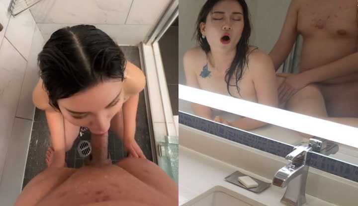 PaliTube - พี่สาวกำลังช่วยตัวเองในห้องน้ำ ผมเห็นก็เลยขอช่วย