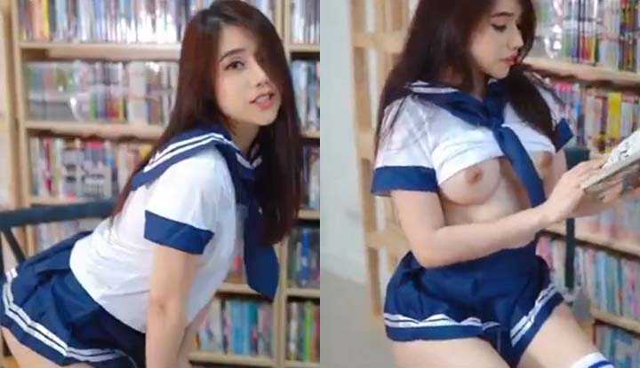 PaliTube - นักเรียนสาวชอบโชว์นมให้ดู