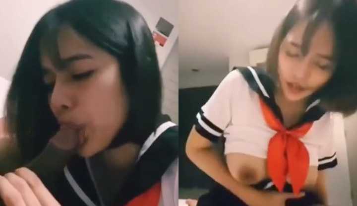PaliTube - สาวไทยผมสั้นเพิ่งเลิกเรียนก็มาหาคนเย็ดเลย เสื้อผ้ายังไม่ทันถอด