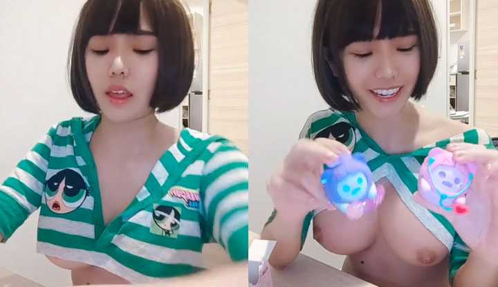 PaliTube - สาวแบ๊วผมสั้น ยิ้มหวาน เปิดกล่องช้อปปิ้งอย่างเสียว