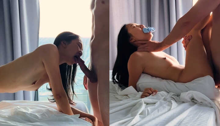 PaliTube - Luna Okko มีเพศสัมพันธ์ที่ชายทะเล รั่วไหลวิดีโอ OnlyFans