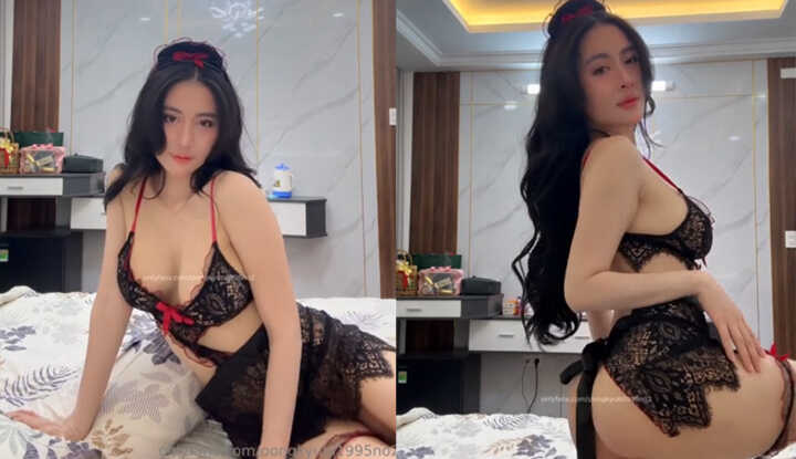 PaliTube - คลิปหลุด OnlyFans: Pong Kyub ช่วยตัวเองในชุดนอนเซ็กซี่