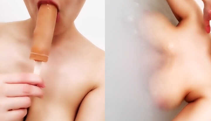 PaliTube - ฮิโตมิชอบกินไอศกรีมแท่งขณะที่กำลังแช่ในบ่อน้ำพุร้อน~