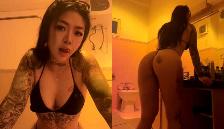 PaliTube - คลิปหลุดเซ็กซี่ของ Thuy Ta ในชุดบิกินีสีดำ