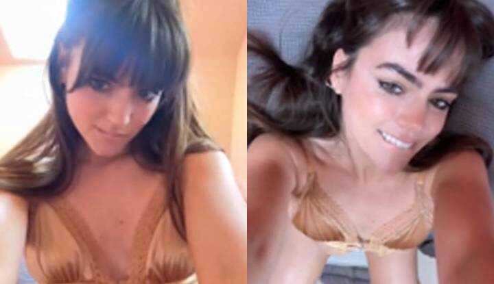 PaliTube - leah ray-ฉันไม่แน่ใจว่าเสื้อผ้าเหล่านี้จะอยู่ได้นานแค่ไหนสำหรับ Onlyfans video leaked