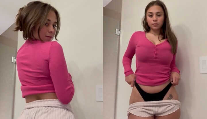 PaliTube - Sophie Rain - หัวใจชั้นในเซ็กซี่สีชมพู OnlyFans video leaked