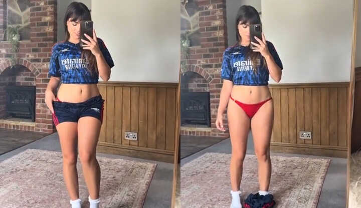 PaliTube - Leah ray-คุณอยากดูเกมกับฉันคืนนี้ไหม? Onlyfans video leaked
