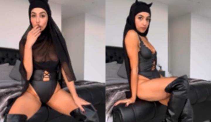 PaliTube - Aaliyah Yasin-ดูเทพธิดาปีศาจฮิญาบของคุณล้อเล่นคุณในรองเท้าบูท Onlyfans video leaked