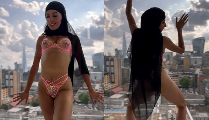 PaliTube - Aaliyah Yasin-ฮิญาบี Aaliyah ยั่วคุณด้วยชุดชั้นในสีชมพูของเธอ 1 OnlyFans video leaked