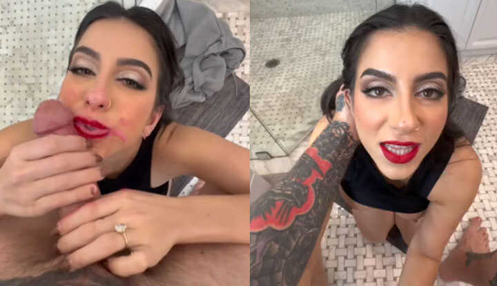 PaliTube - Lena The Plug-หลังจากวันที่ยาวนานบนกองถ่าย บางครั้งฉันแค่อยากขึ้นมาดูดควยของคุณทั้งดุ้น!! OnlyFans video leaked