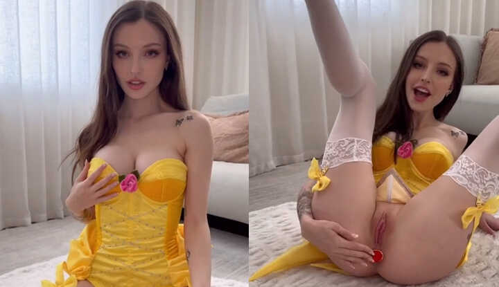 PaliTube - Dainty Wilder-ขอบคุณ beast ที่ตามใจฉันด้วยกุหลาบพิเศษ! Onlyfans video leaked