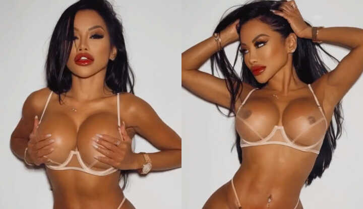 PaliTube - CJ Miles - สวมชุดลิเงอร์รีโปร่งแสง โชว์หุ่นเซ็กซี่