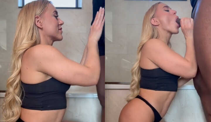 PaliTube - เอลล์ บรูค-ฉันจองช่างภาพมาถ่ายที่ลอนดอน แต่เรื่องมันเลยเถิด ยังไงไม่รู้ควยใหญ่ของเขาก็เข้าไปในปากฉัน OnlyFans video leaked