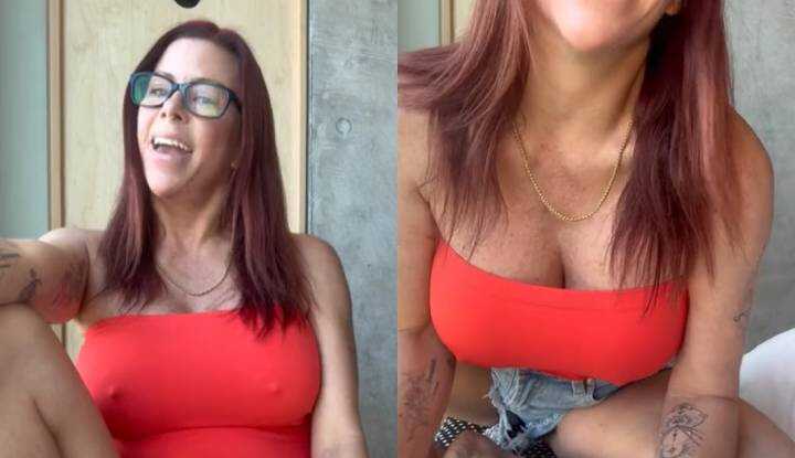 PaliTube - Alexis Fawx - ออกไปข้างนอกโดยไม่ใส่บราเซ็กซี่มาก OnlyFans video leaked.