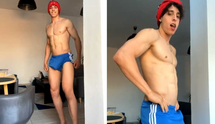 PaliTube - Youssef khelil-ควยใหญ่ของฉันกำลังจะทะลุออกจากกางเกง Onlyfans video leaked