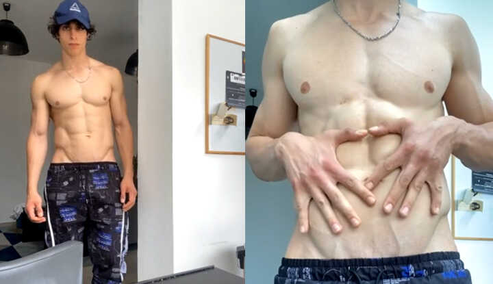 PaliTube - Youssef khelil-มาสัมผัสกล้ามท้องเซ็กซี่ของฉันไหม? Onlyfans video leaked