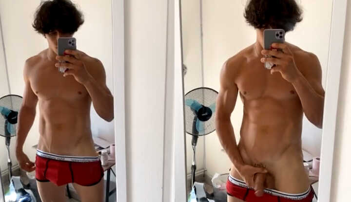 PaliTube - Youssef Khelil - เซลฟี่หน้ากระจก หุ่นดีมาก OnlyFans video leaked