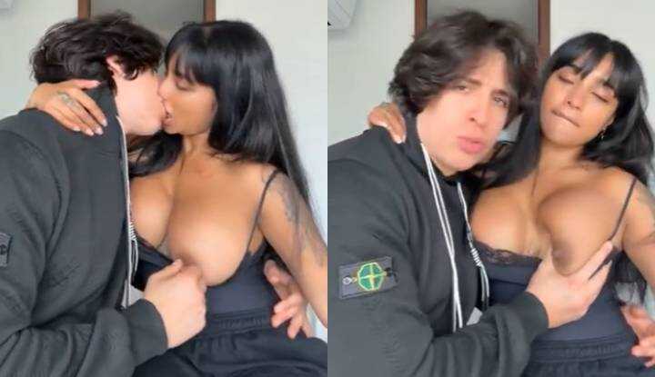 PaliTube - Youssef khelil- สวมชุดนอนสีดำร้อนแรงเซ็กซี่ เผยให้เห็นหน้าอกใหญ่ ยั่วยวน Onlyfans video leaked