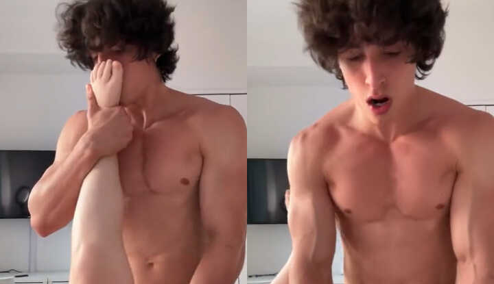 PaliTube - Youssef Khelil - เย็ดหีสวยไรขนเบา ๆ บนเตียง OnlyFans video leaked
