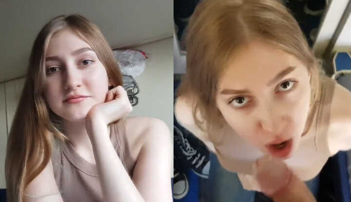 PaliTube - นักเรียนหญิงเงี่ยนลาพักบนรถไฟนอน ถูกเพื่อนร่วมห้องแตกใส่หน้า