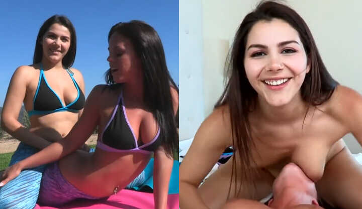 PaliTube - Rahyndee James และ Valentina Nappi ผลัดกันเล่นเสียว