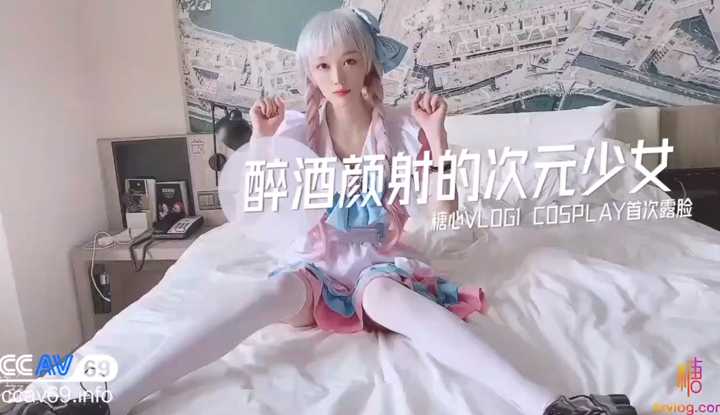 PaliTube - คอสเพลย์สาวมิติเมา bukkake แสดงใบหน้าของเธอเป็นครั้งแรก