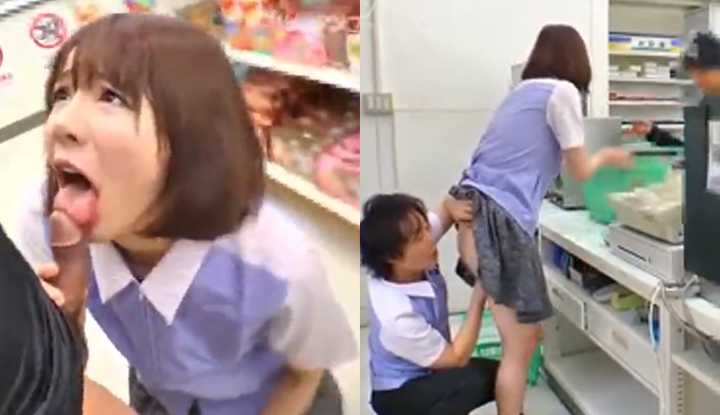 PaliTube - สาวพนักงานร้านสะดวกซื้อโดน จับเย็ด