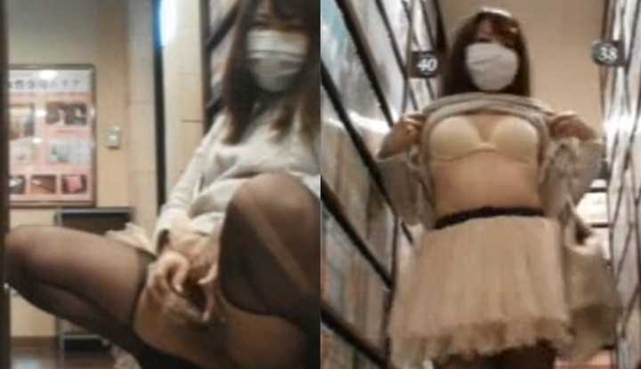 PaliTube - สาวใจกล้าโชว์นมโชว์หี ในร้านหนังสือ กลางวันแสกๆ(10)
