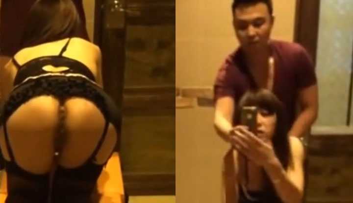 PaliTube - กินข้าวเพิ่งเสร็จ ก็พาสาวมาเย็ดหน้ากระจกห้องน้ำเลย