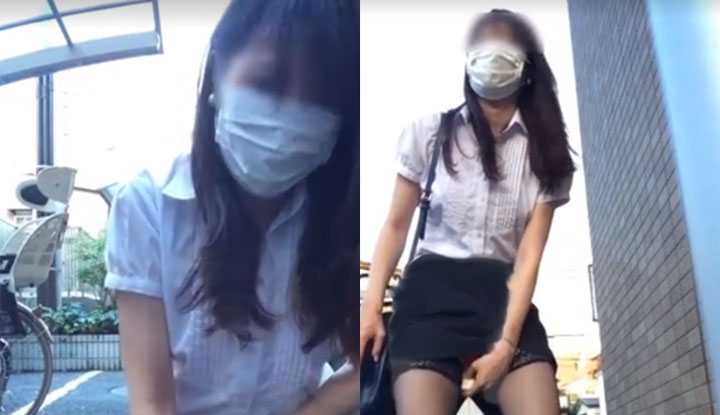 PaliTube - สาวออฟฟิศสุดหื่น เสียบดิวโด้ เดินถนน