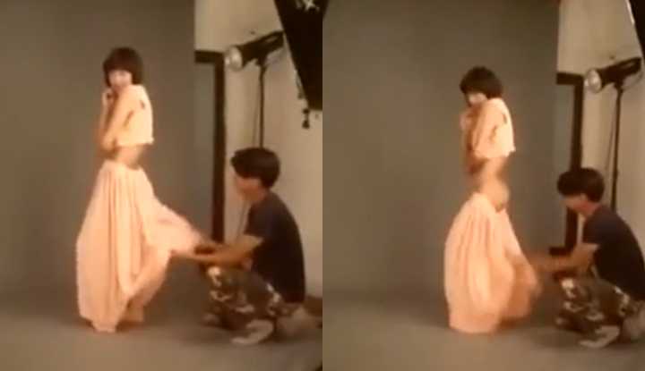 PaliTube - นางแบบสาวเรียกหนุ่มให้มาช่วยจัดกระโปรง แล้วแกล้งถอดโชว์เฉยเลย