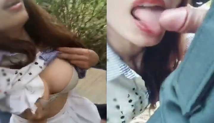 PaliTube - สาวสวยชวนลุงไปโม้คควยแอบเย็ดในป่า น้ำแตกเยอะมาก