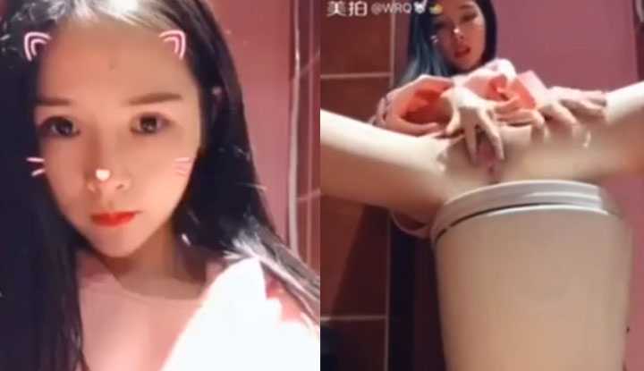 PaliTube - สาวหน้าเหมือนดาราโชว์เกี่ยวหีในห้องน้ำครางโคตรเสียว