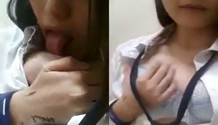 PaliTube - ข้อดีของสาวนมใหญ่คือ เงี่ยนแล้วดูดนมตัวเองได้  เสียวๆ