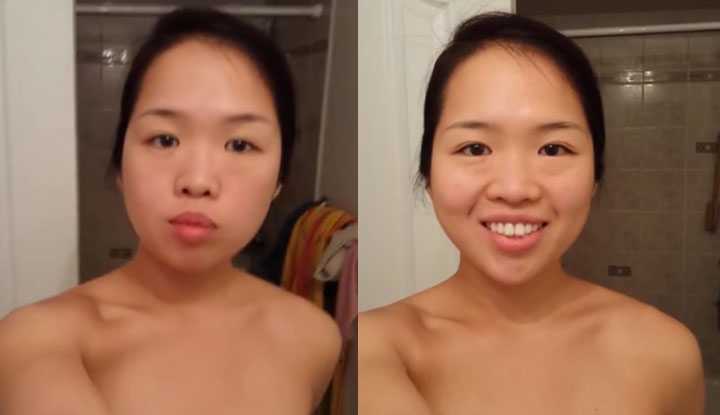 PaliTube - คลื่นลูกที่สามของผู้หญิงเอเชีย! Tinaที่ดูเรียบง่าย...ไม่คิดว่าจะชอบเซลฟี่นู้ด~ ส่งต่อให้แฟนของเธอแล้วถามว่า: อยากเย็ดฉันไหม 1
