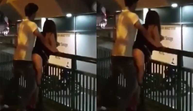 PaliTube - คู่รักสิงคโปร์โชว์เย็ดกันริมแม่น้ำ ท่ามกลางคนแอบดู