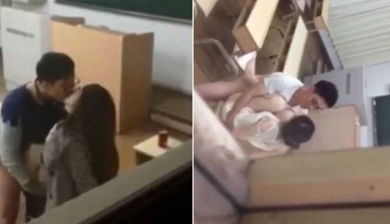 PaliTube - เด็ดมาก นักเรียนอายุ 16 จับหัวหน้าห้องเย็ดในห้องเรียน1